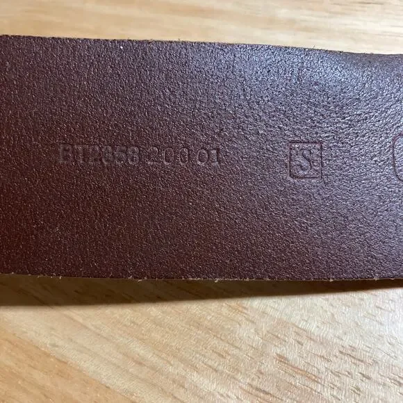 Fossil Brown Leather Buckle Belt SMALL Preowned - Picture 6 of 10